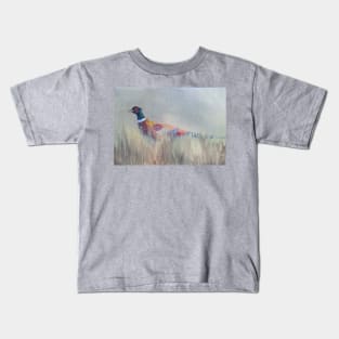 Pheasant in the Field Kids T-Shirt